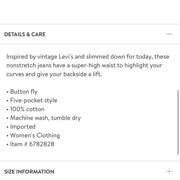 Levi’s wedge fit jeans - Picture 6 of 6